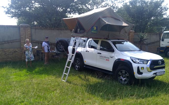 campsite near or tambo airport